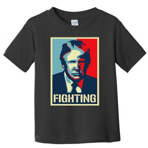 Trump Fight Never Stop Saving America Design Toddler T-Shirt