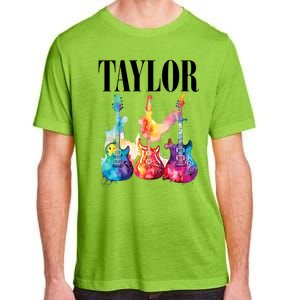 Taylor First Name Personalized Groovy 80S 90S Adult ChromaSoft Performance T-Shirt