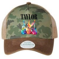 Taylor First Name Personalized Groovy 80S 90S Legacy Tie Dye Trucker Hat