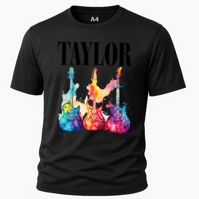 Taylor First Name Personalized Groovy 80S 90S Performance Shirt