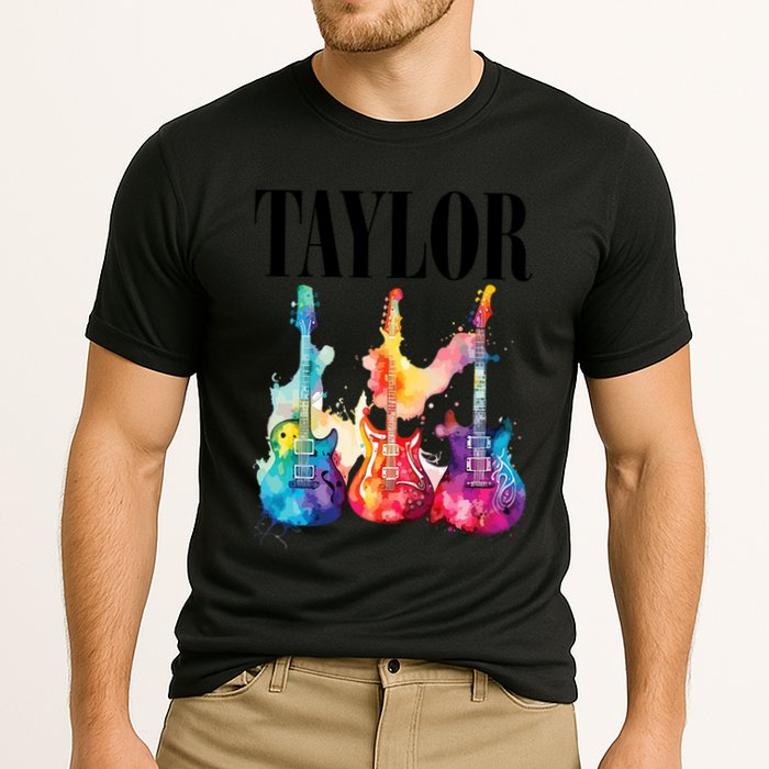 Taylor First Name Personalized Groovy 80S 90S Performance Shirt