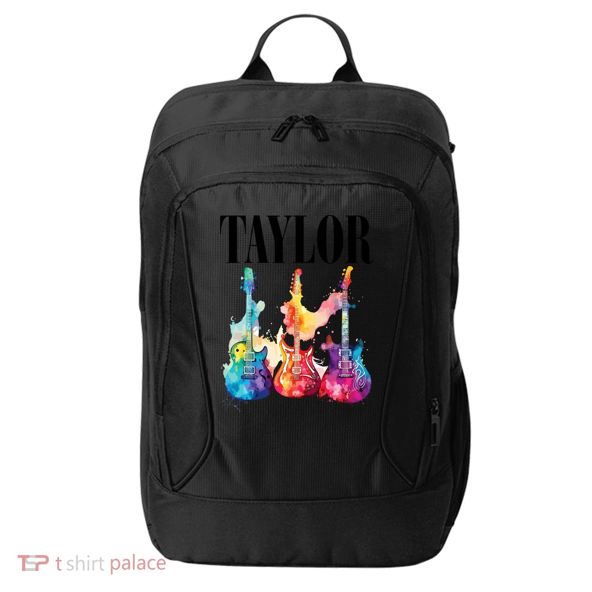 Taylor First Name Personalized Groovy 80S 90S City Backpack