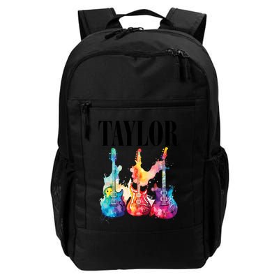 Taylor First Name Personalized Groovy 80S 90S Backpack