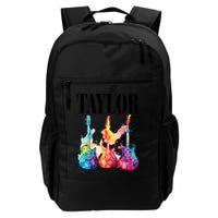 Taylor First Name Personalized Groovy 80S 90S Backpack
