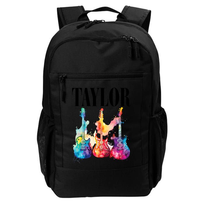 Taylor First Name Personalized Groovy 80S 90S Backpack
