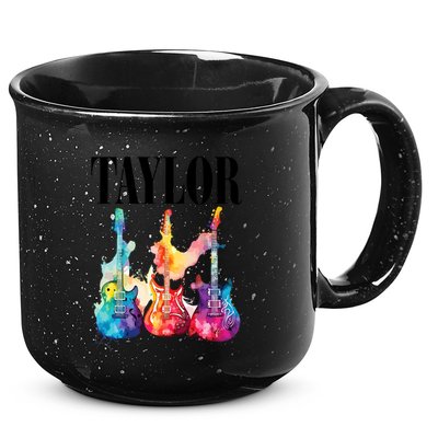 Taylor First Name Personalized Groovy 80S 90S 15oz Campfire Ceramic Mug