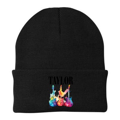 Taylor First Name Personalized Groovy 80S 90S Beanie