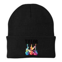 Taylor First Name Personalized Groovy 80S 90S Beanie
