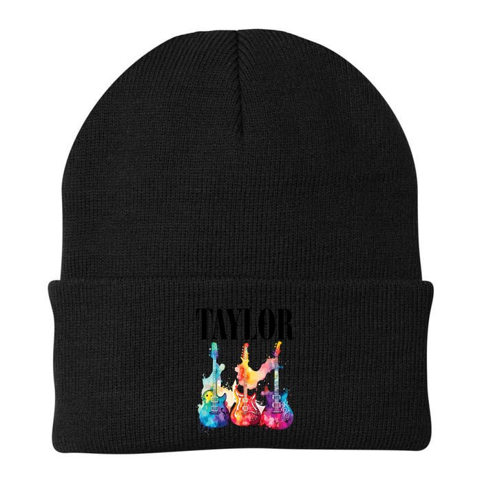 Taylor First Name Personalized Groovy 80S 90S Beanie