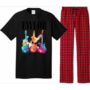 Taylor First Name Personalized Groovy 80S 90S Pajama Set