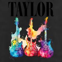 Taylor First Name Personalized Groovy 80S 90S 25L Jumbo Tote