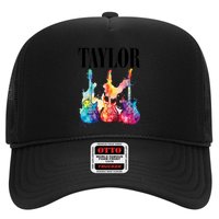 Taylor First Name Personalized Groovy 80S 90S Trucker Hat