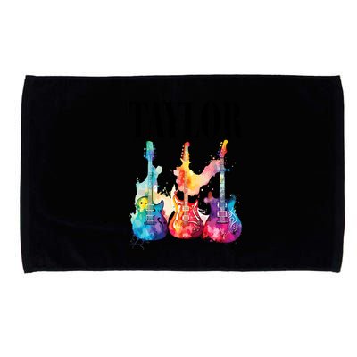 Taylor First Name Personalized Groovy 80S 90S Microfiber Hand Towel