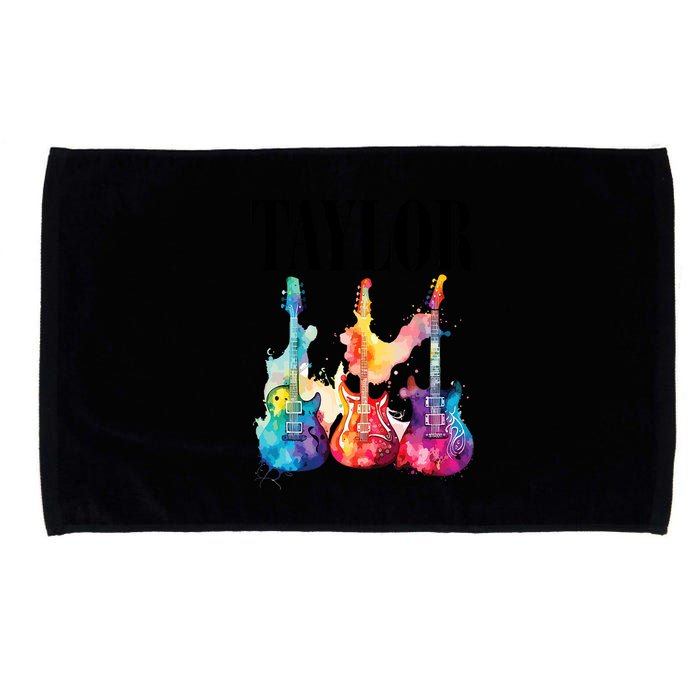 Taylor First Name Personalized Groovy 80S 90S Microfiber Hand Towel