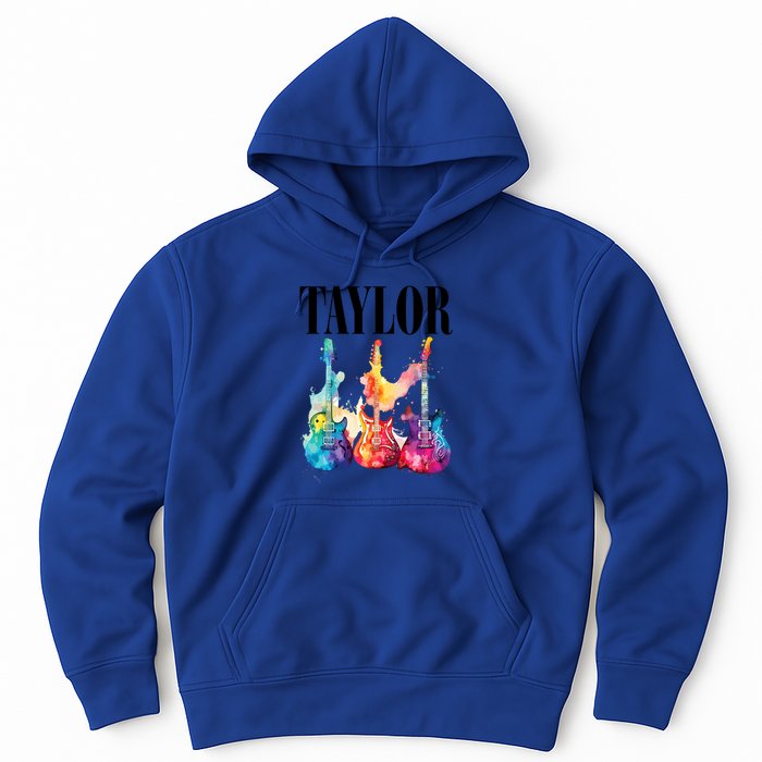 Taylor First Name Personalized Groovy 80S 90S Hoodie
