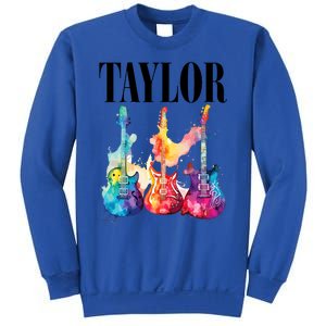 Taylor First Name Personalized Groovy 80S 90S Sweatshirt