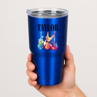 Taylor First Name Personalized Groovy 80S 90S Tumbler