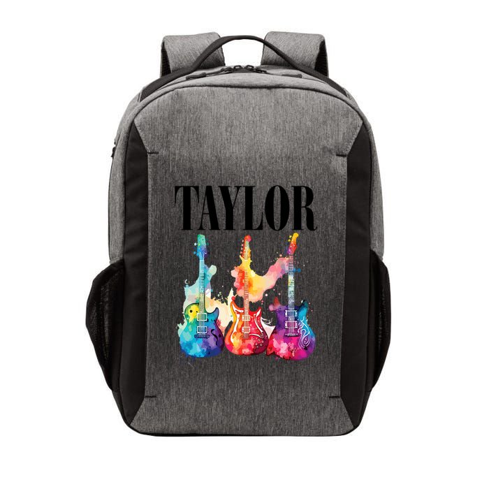 Taylor First Name Personalized Groovy 80S 90S Vector Backpack