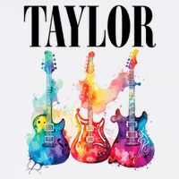 Taylor First Name Personalized Groovy 80S 90S Garment-Dyed Sweatshirt