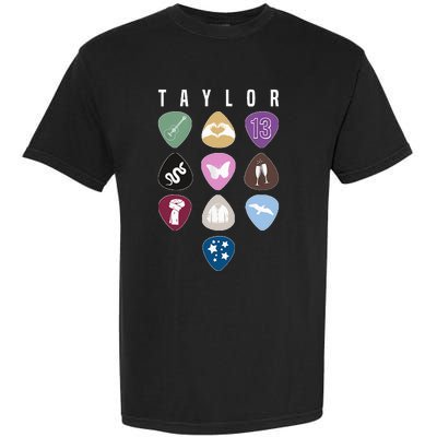 Taylor First Name I Love Taylor Girl Groovy 80S Garment-Dyed Heavyweight T-Shirt