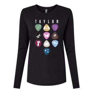 Taylor First Name I Love Taylor Girl Groovy 80S Womens Cotton Relaxed Long Sleeve T-Shirt