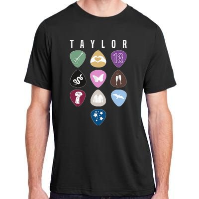 Taylor First Name I Love Taylor Girl Groovy 80S Adult ChromaSoft Performance T-Shirt