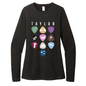 Taylor First Name I Love Taylor Girl Groovy 80S Womens CVC Long Sleeve Shirt