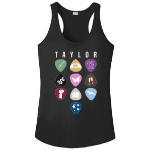 Taylor First Name I Love Taylor Girl Groovy 80S Ladies PosiCharge Competitor Racerback Tank