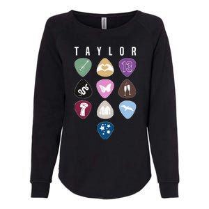 Taylor First Name I Love Taylor Girl Groovy 80S Womens California Wash Sweatshirt