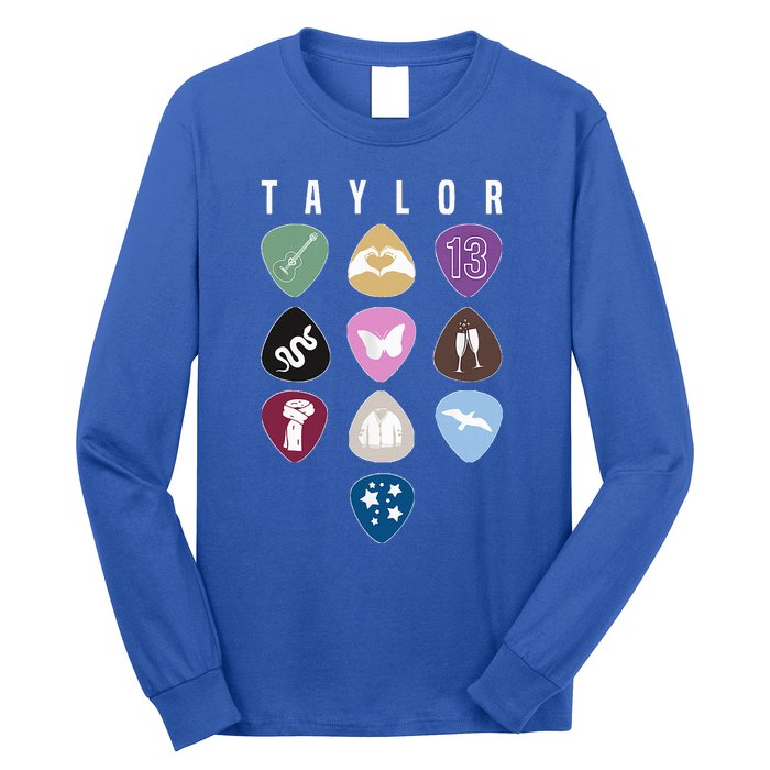 Taylor First Name I Love Taylor Girl Groovy 80S Long Sleeve Shirt