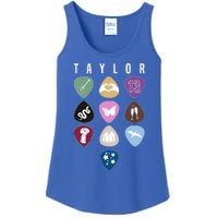 Taylor First Name I Love Taylor Girl Groovy 80S Ladies Essential Tank