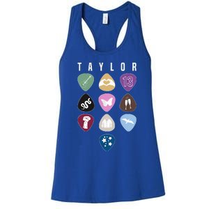 Taylor First Name I Love Taylor Girl Groovy 80S Women's Racerback Tank