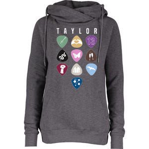 Taylor First Name I Love Taylor Girl Groovy 80S Womens Funnel Neck Pullover Hood