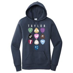 Taylor First Name I Love Taylor Girl Groovy 80S Women's Pullover Hoodie