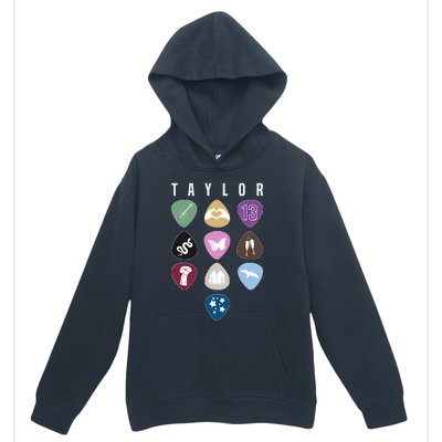 Taylor First Name I Love Taylor Girl Groovy 80S Urban Pullover Hoodie