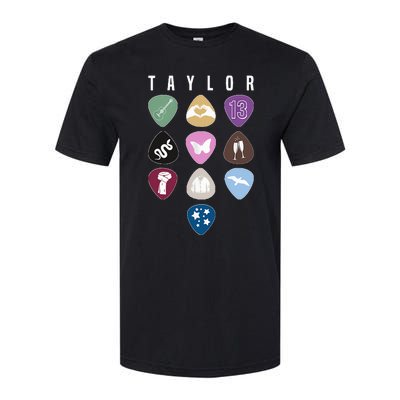 Taylor First Name I Love Taylor Girl Groovy 80S Softstyle CVC T-Shirt