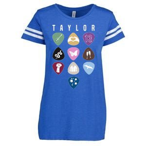 Taylor First Name I Love Taylor Girl Groovy 80S Enza Ladies Jersey Football T-Shirt