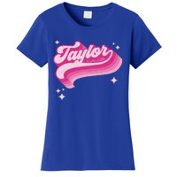 T.aylor First Name Vintage Style 70s Personalized Retro Women's T-Shirt