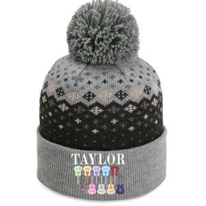 Taylor First Name Personalized Birthday Party Gift The Baniff Cuffed Pom Beanie