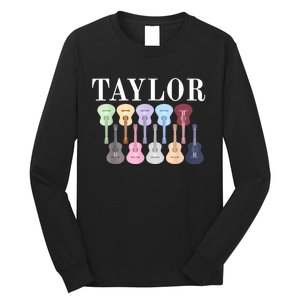 Taylor First Name Personalized Birthday Party Gift Long Sleeve Shirt