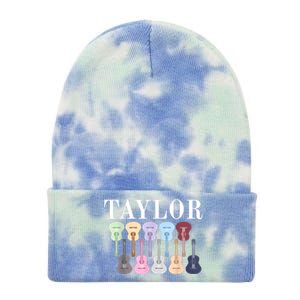 Taylor First Name Personalized Birthday Party Gift Tie Dye 12in Knit Beanie