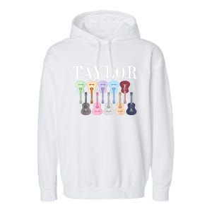 Taylor First Name Personalized Birthday Party Gift Garment-Dyed Fleece Hoodie