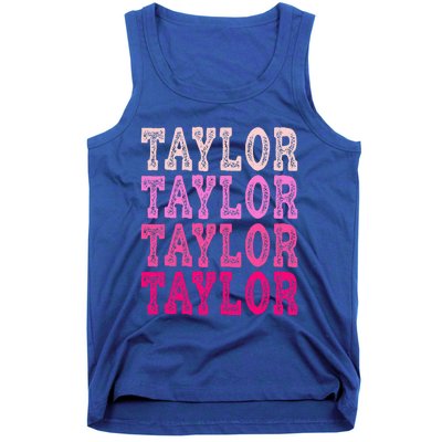 T.aylor First Named Baby Birthday Tank Top