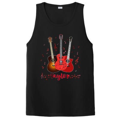 Taylor First Name Personalized Guitar Music Birthday PosiCharge Competitor Tank