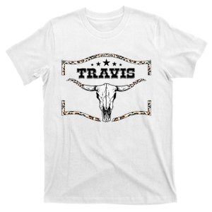 Travis First Name Proud Retro Colorful Photo Name T-Shirt