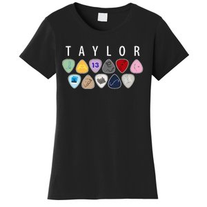 Taylor First Name I Love Taylor Girl Groovy 80S Women's T-Shirt