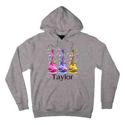 Taylor First Name Personalized Groovy 80S Tall Hoodie