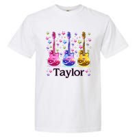 Taylor First Name Personalized Groovy 80S Garment-Dyed Heavyweight T-Shirt