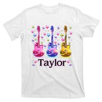 Taylor First Name Personalized Groovy 80S T-Shirt