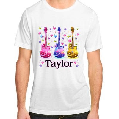 Taylor First Name Personalized Groovy 80S Adult ChromaSoft Performance T-Shirt